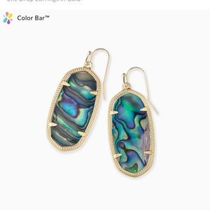 Kendra Scott earrings-Style : “Danielle” color: Abalone Shell set in gold
